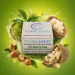 CurlMed Acondicionador Sólido Regenerador Puntas y Raíz Té Matcha 80g - 3